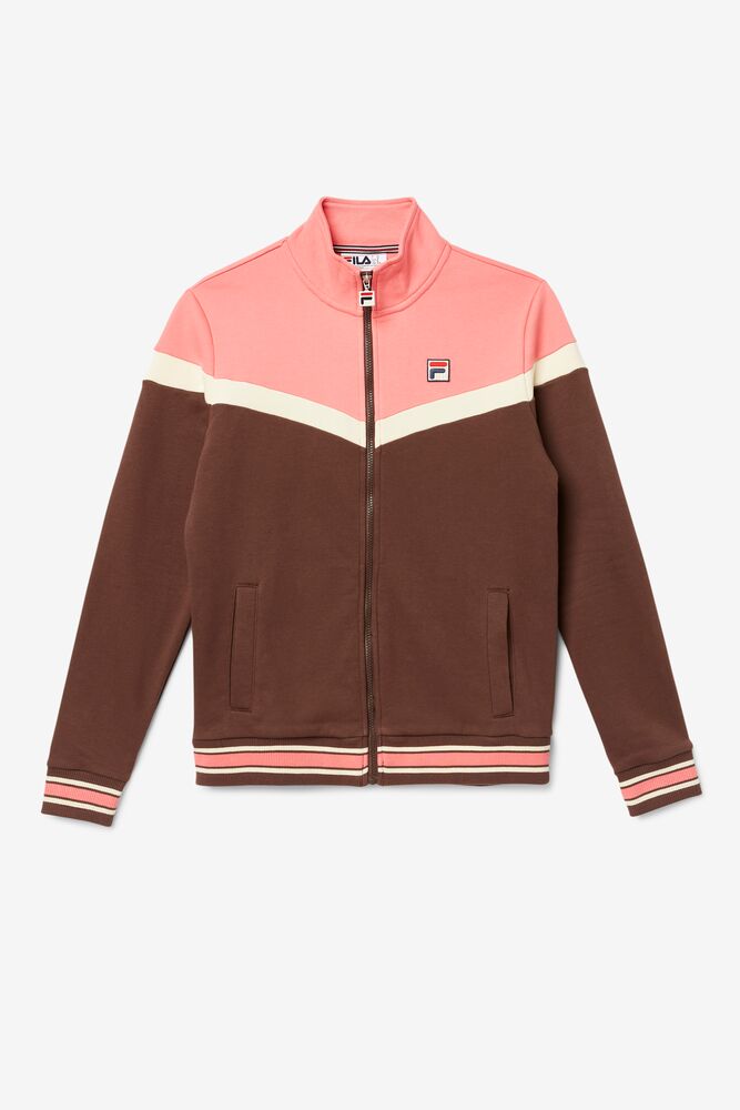 Fila Flint Track Jacket 283 French Toast | RTAP63012