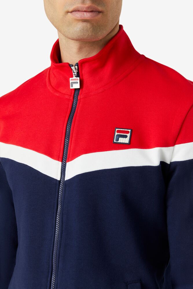 Fila Flint Track Jacket 410 Peacoat | GWUP71839