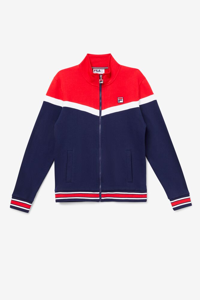 Fila Flint Track Jacket 410 Peacoat | GWUP71839