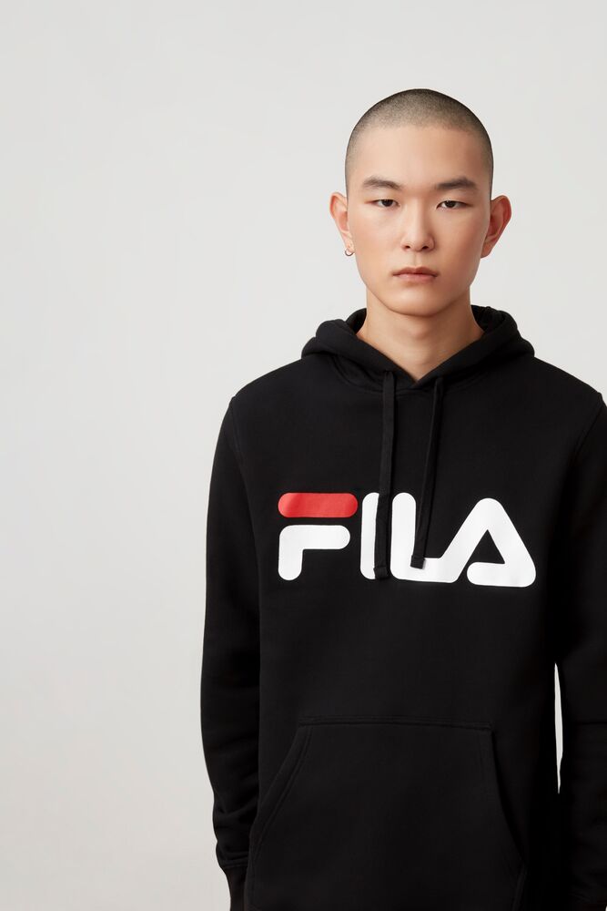 Fila Flori Hoodie Blk/Cred/Wht | GHMT36518