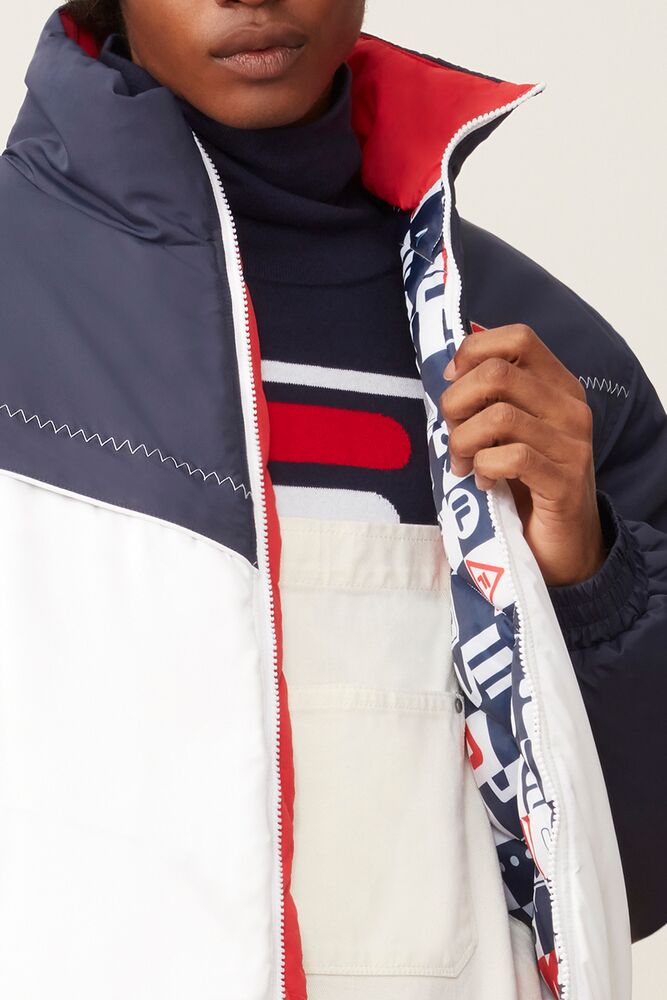 Fila Flynn Archive Puffer Wht/Peac/Cred | WTVU36482