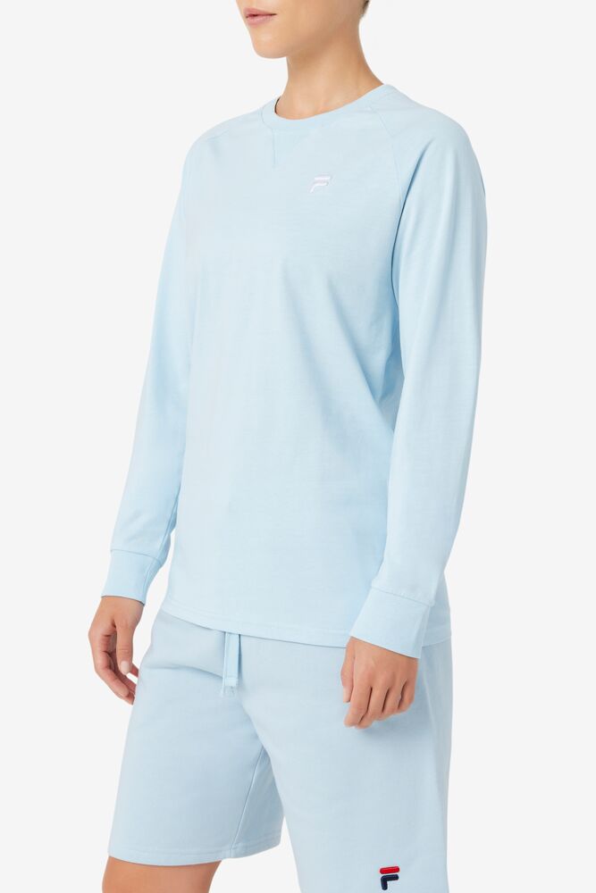 Fila Flynn Long Sleeve Tee 423 Angel Falls | OYGP15734