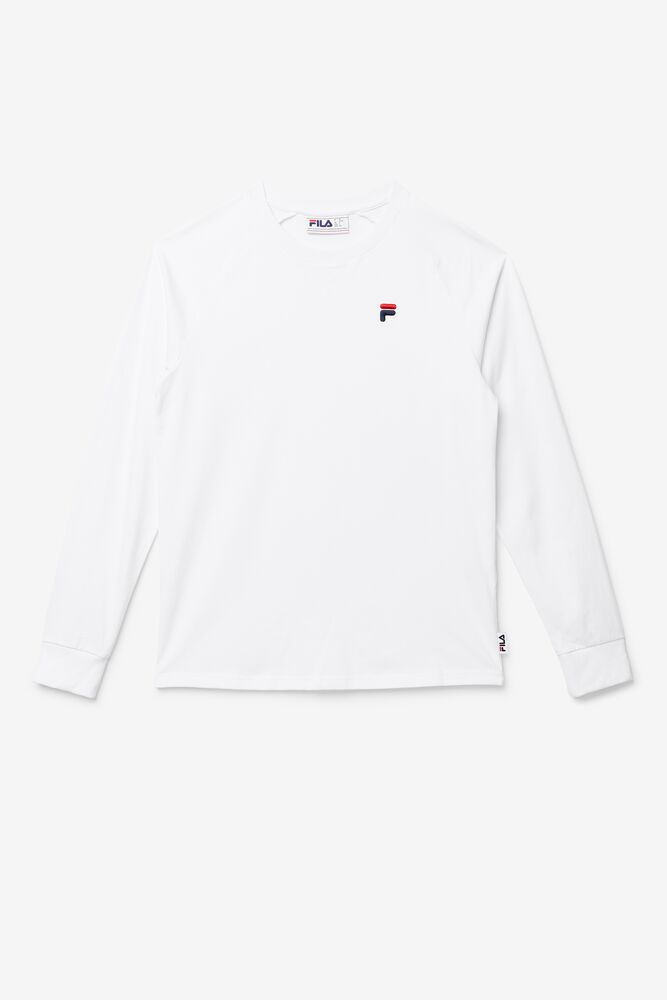 Fila Flynn Long Sleeve Tee Blancas | YSZA62371