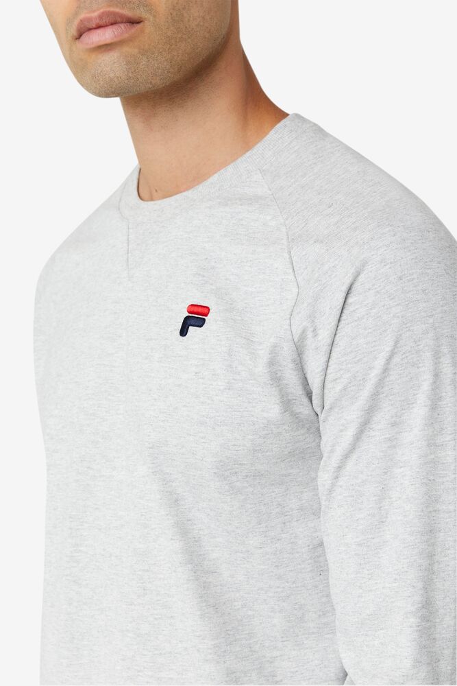 Fila Flynn Long Sleeve Tee Gris Claro | SZCX82031