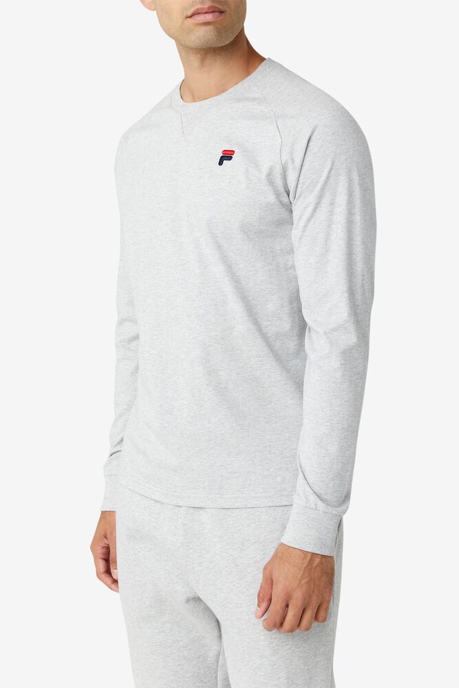 Fila Flynn Long Sleeve Tee Gris Claro | SZCX82031