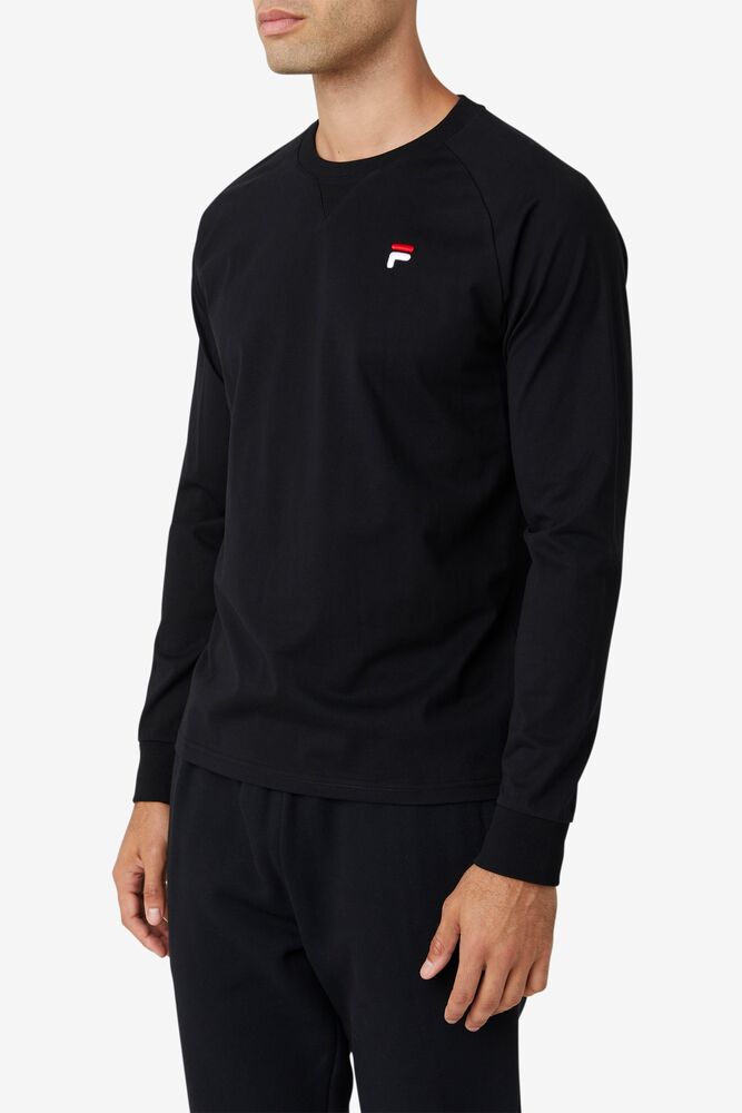 Fila Flynn Long Sleeve Tee Negras | AJWT20487