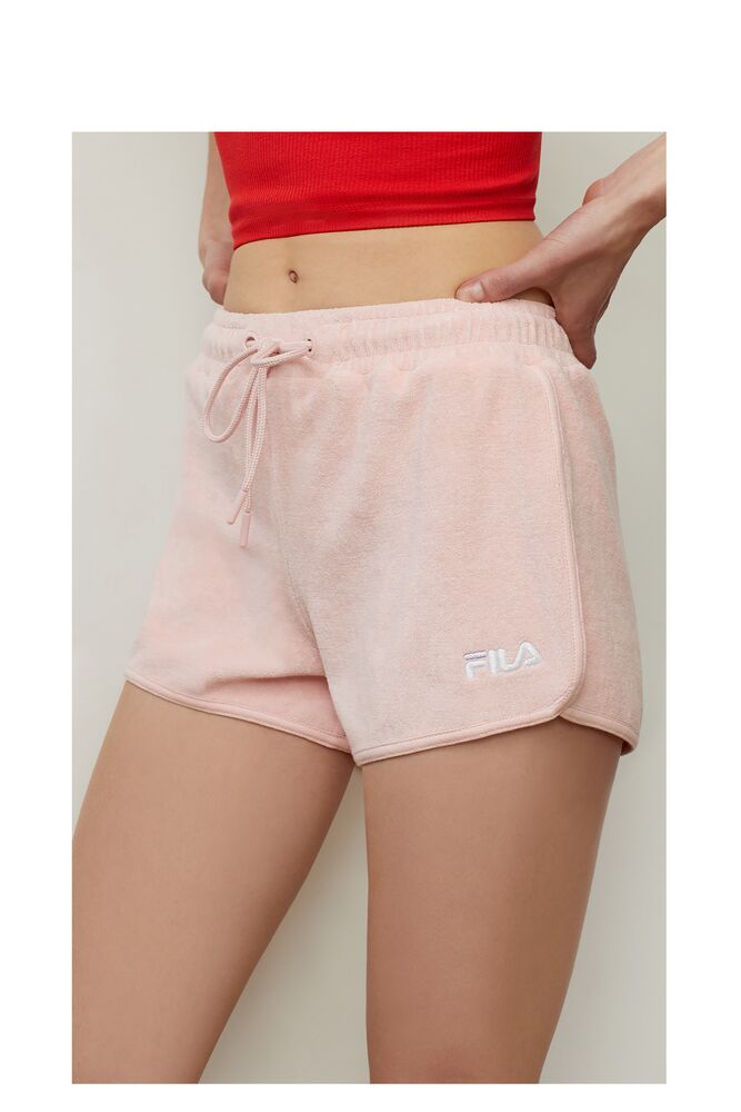 Fila Follie Short Pkch/Wht/Plil | JRCA42568