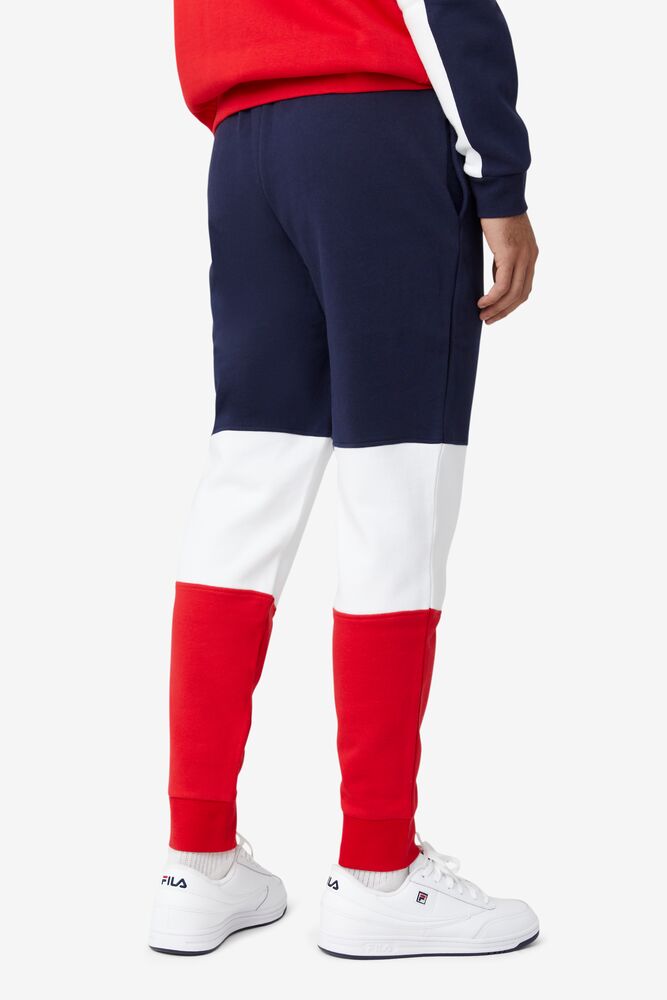 Fila France Pant Blancas Rojas | JMHZ40865