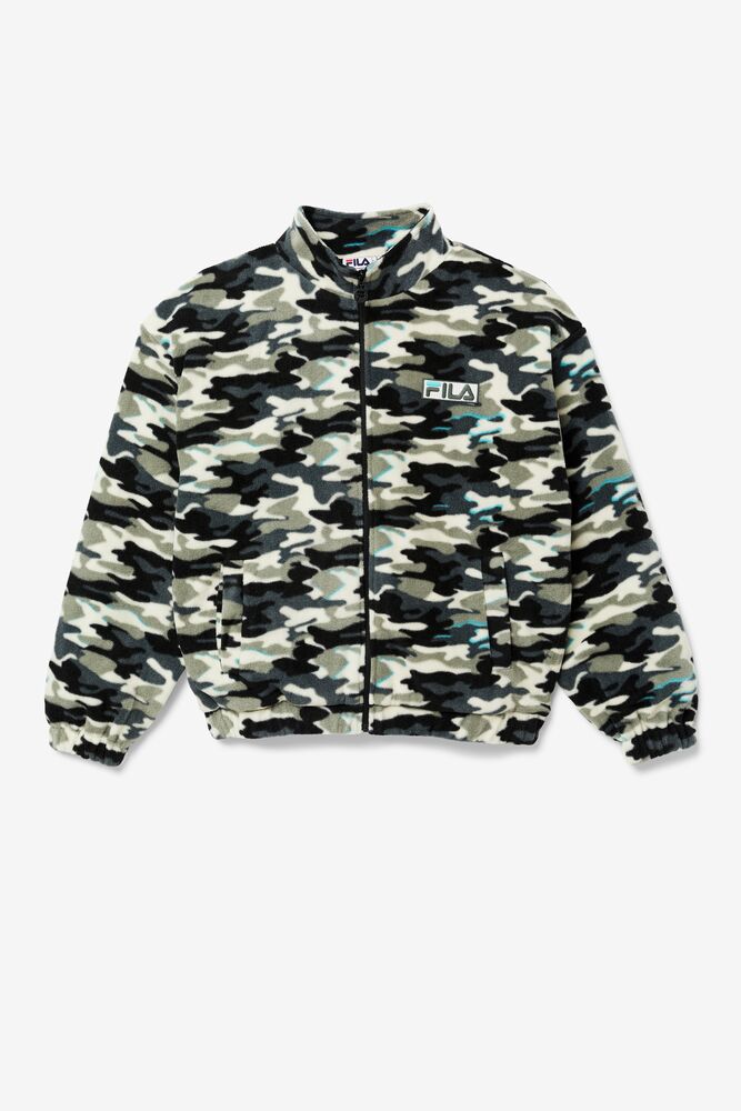 Fila Frantry Camo Jacket Negras | KJUI47693