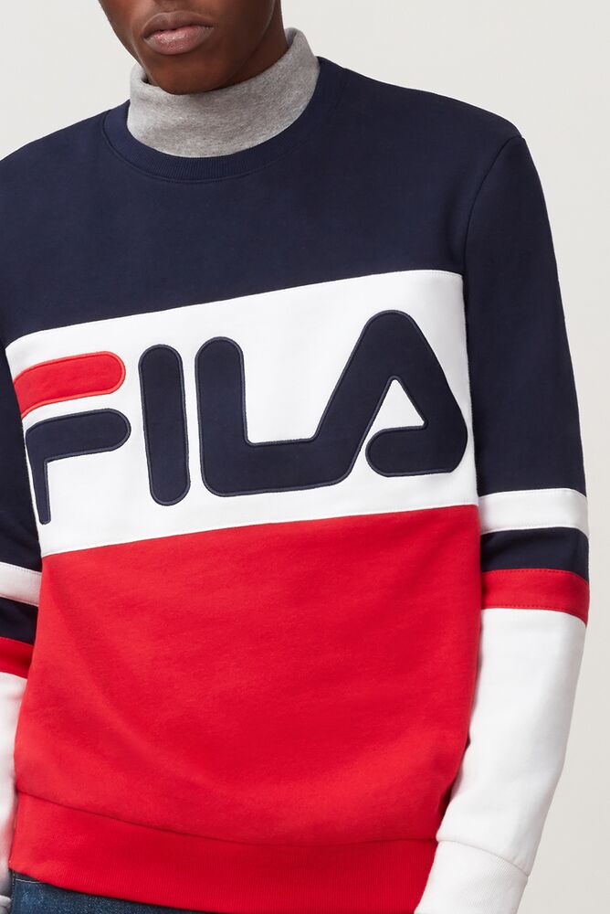 Fila Freddie Sweatshirt Cred/Peac/Wht | BVFK29380