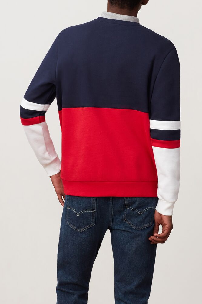 Fila Freddie Sweatshirt Cred/Peac/Wht | BVFK29380