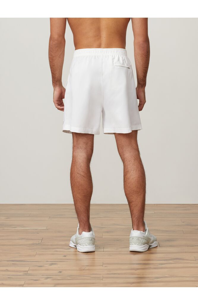 Fila Fundamental Santoro Short Blancas | HRDJ36804