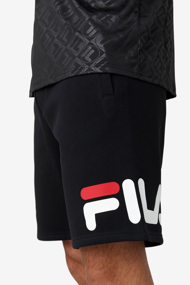 Fila Furzer Short Negras Blancas Rojas | QGXB38926