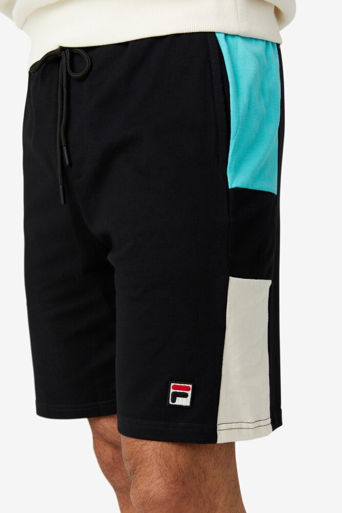 Fila Galway Short Negras Azules Turquesa | HEOT10534