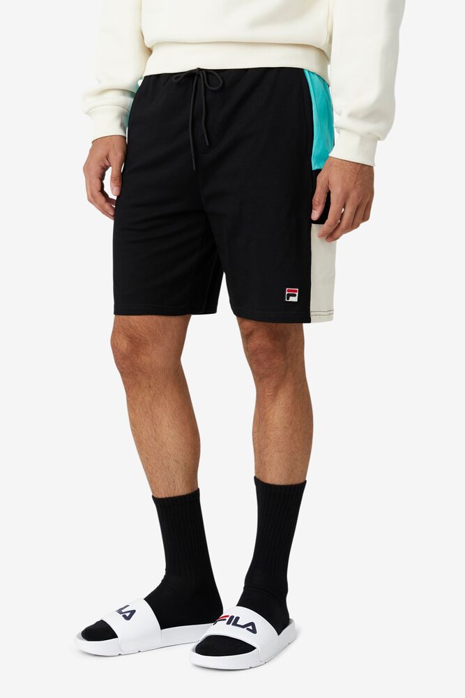 Fila Galway Short Negras Azules Turquesa | RTDG01657