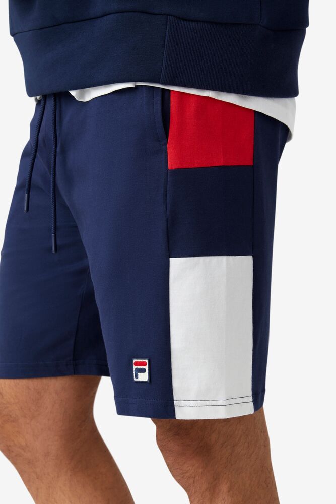 Fila Galway Short Rojas Blancas | XVSI89576