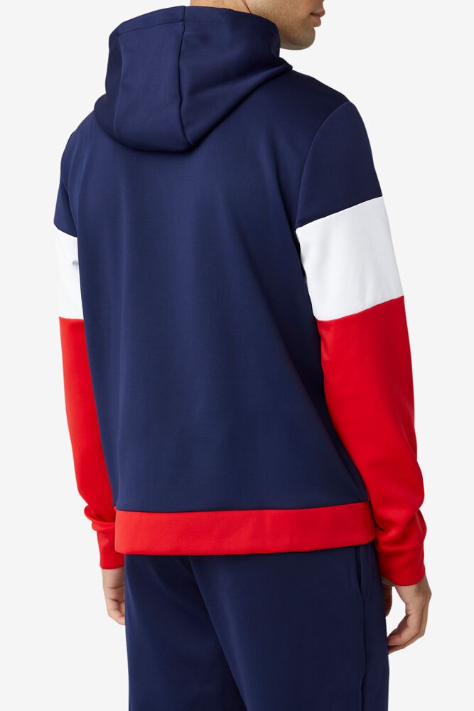 Fila Gerado Tech Hoodie Rojas Blancas | BEHX95306