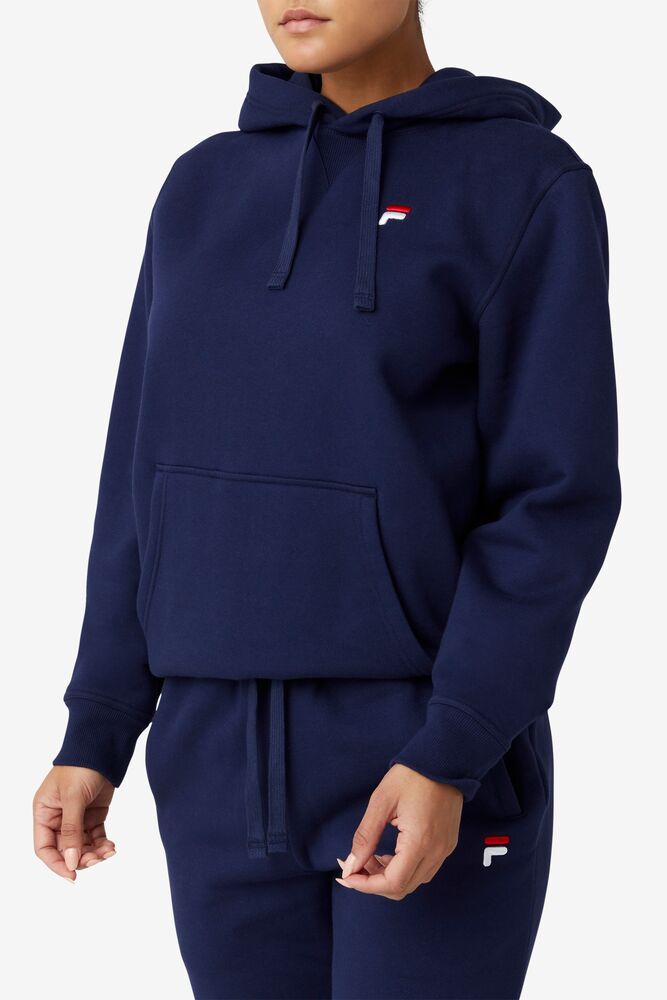 Fila Godfrey Hoodie 410 Peacoat | RPBS79186