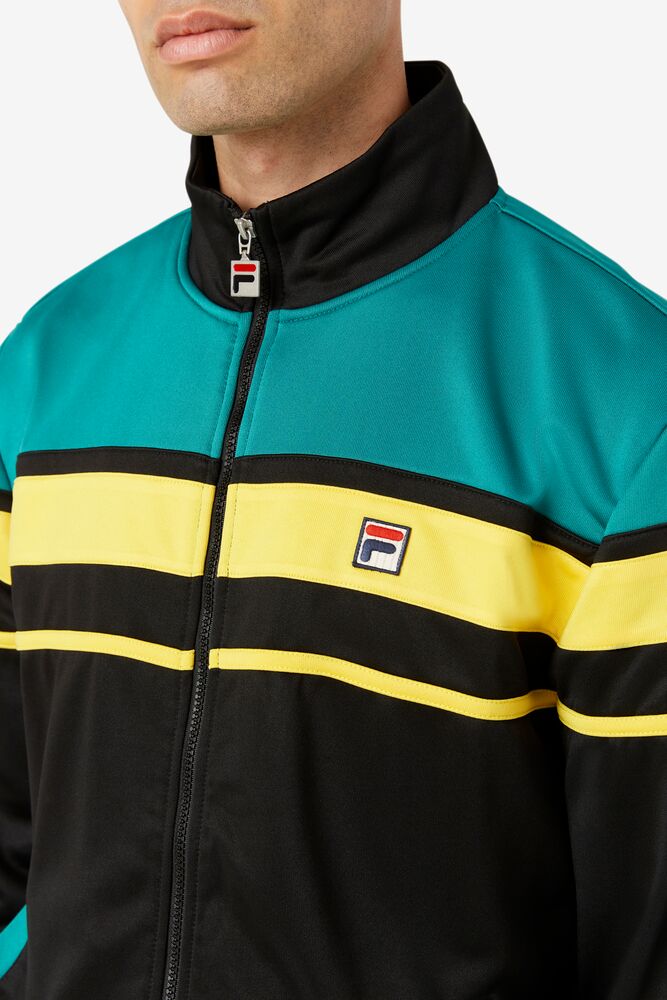 Fila Gordon Jacket Blk/Para/Free | WTZV38617