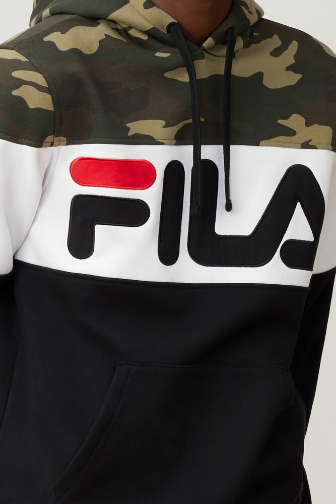 Fila Grand-slam Hoodie Ucamop/Blk/Wht | ZONV51246