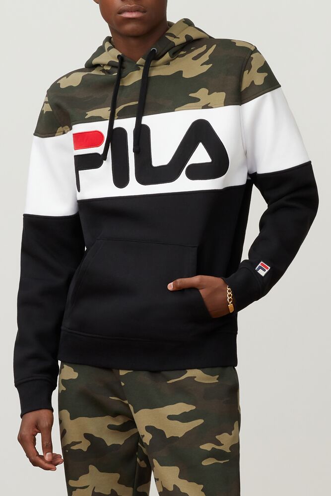 Fila Grand-slam Hoodie Ucamop/Blk/Wht | ZONV51246