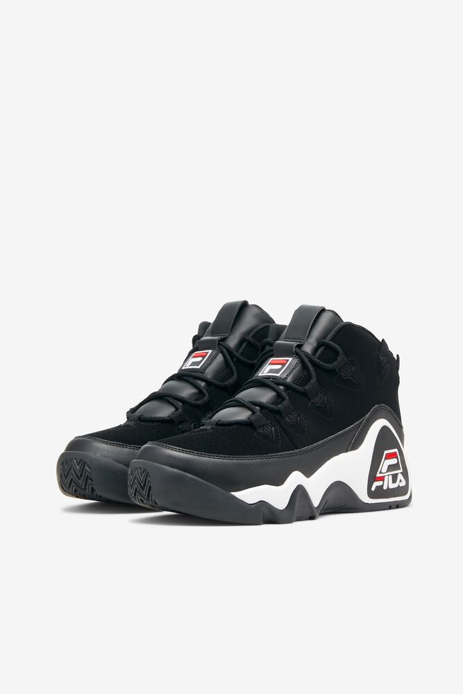 Fila Grant Hill 1 Sneakers Negras Blancas Rojas | HEKG06157