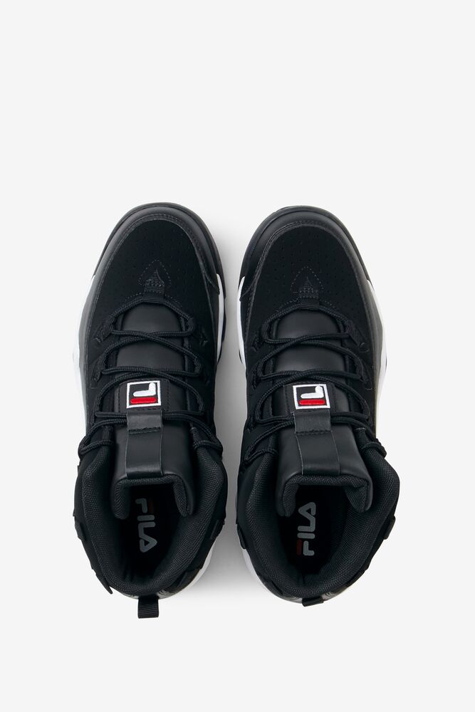 Fila Grant Hill 1 Sneakers Negras Blancas Rojas | LEFM61792