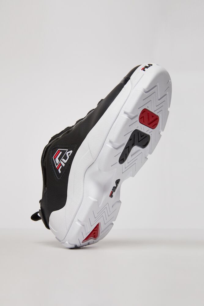 Fila Grant Hill 2 Low Sneakers Negras Blancas Rojas | ZABN06479