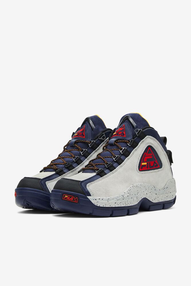 Fila Grant Hill 2 Outdoor Sneakers Azul Marino Plateadas Negras | LEUO86591