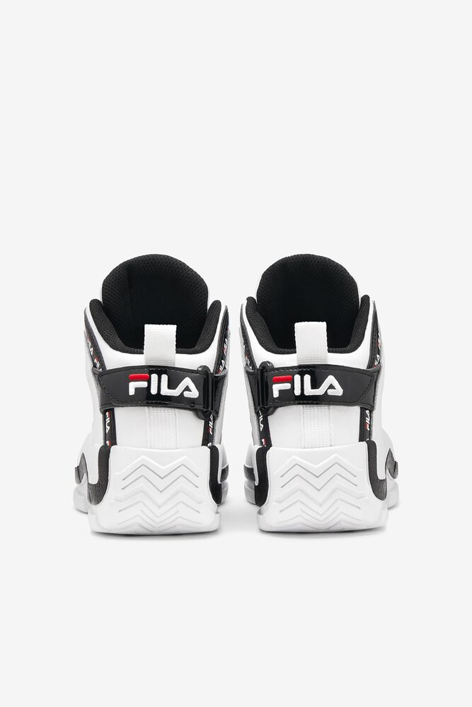 Fila Grant Hill 2 Repeat Sneakers Blancas Negras Rojas | NEGV46803