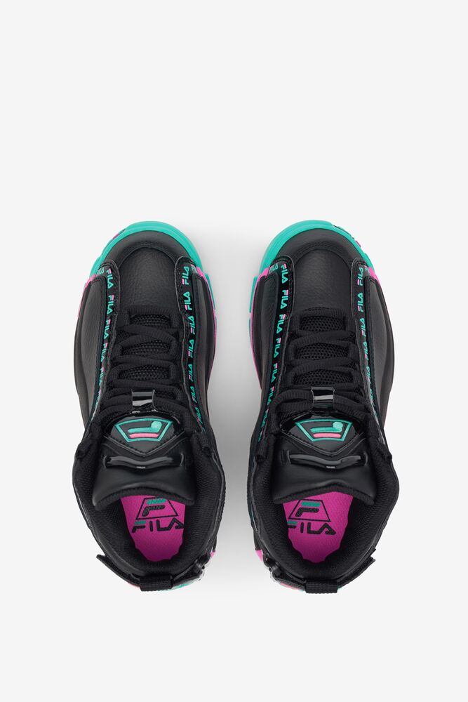 Fila Grant Hill 2 Repeat Sneakers Negras | QPHS24605