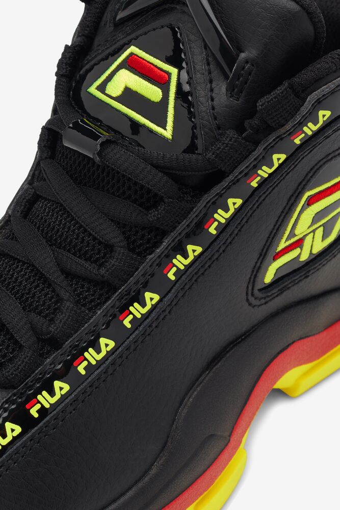 Fila Grant Hill 2 Repeat Sneakers Negras Amarillo Rojas | ZIVR81405