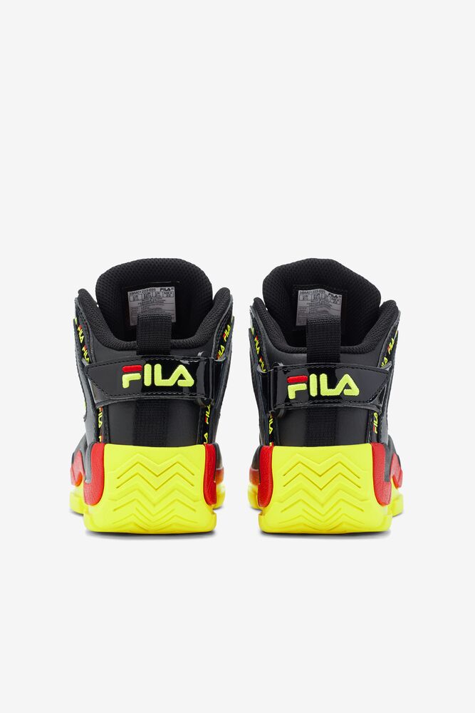 Fila Grant Hill 2 Repeat Sneakers Negras Amarillo Rojas | ZIVR81405