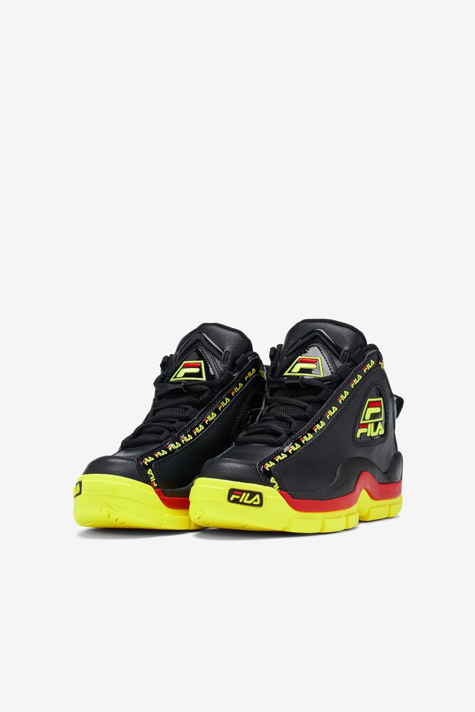 Fila Grant Hill 2 Repeat Sneakers Negras Amarillo Rojas | ZIVR81405