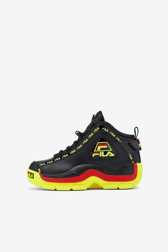 Fila Grant Hill 2 Repeat Sneakers Negras Amarillo Rojas | ZIVR81405