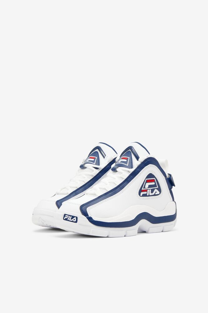 Fila Grant Hill 2 Sneakers Blancas Azul Marino Rojas | GYVN75604