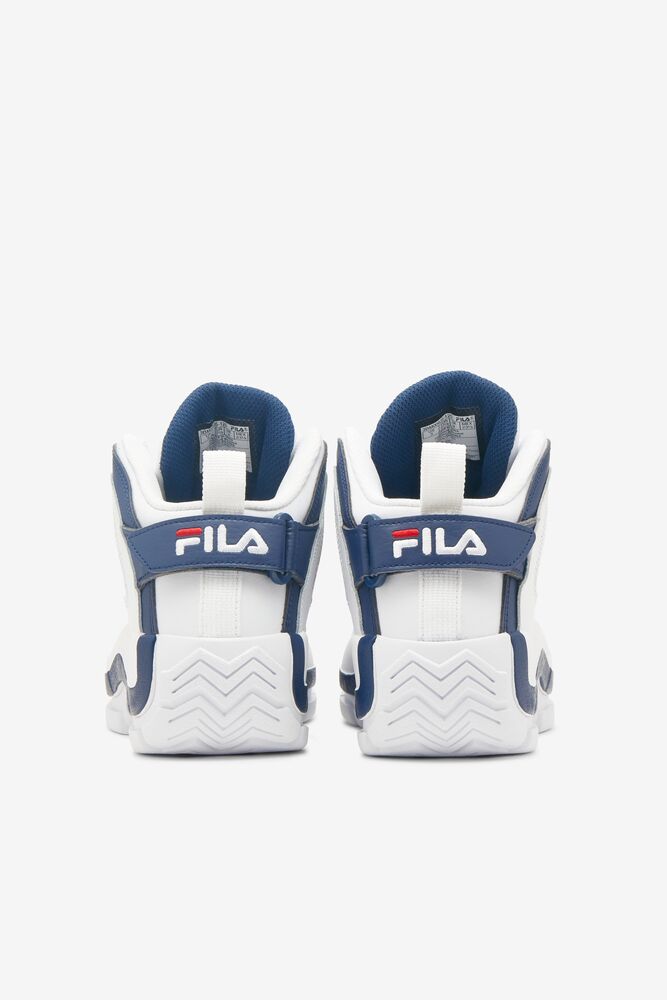 Fila Grant Hill 2 Sneakers Blancas Azul Marino Rojas | GYVN75604