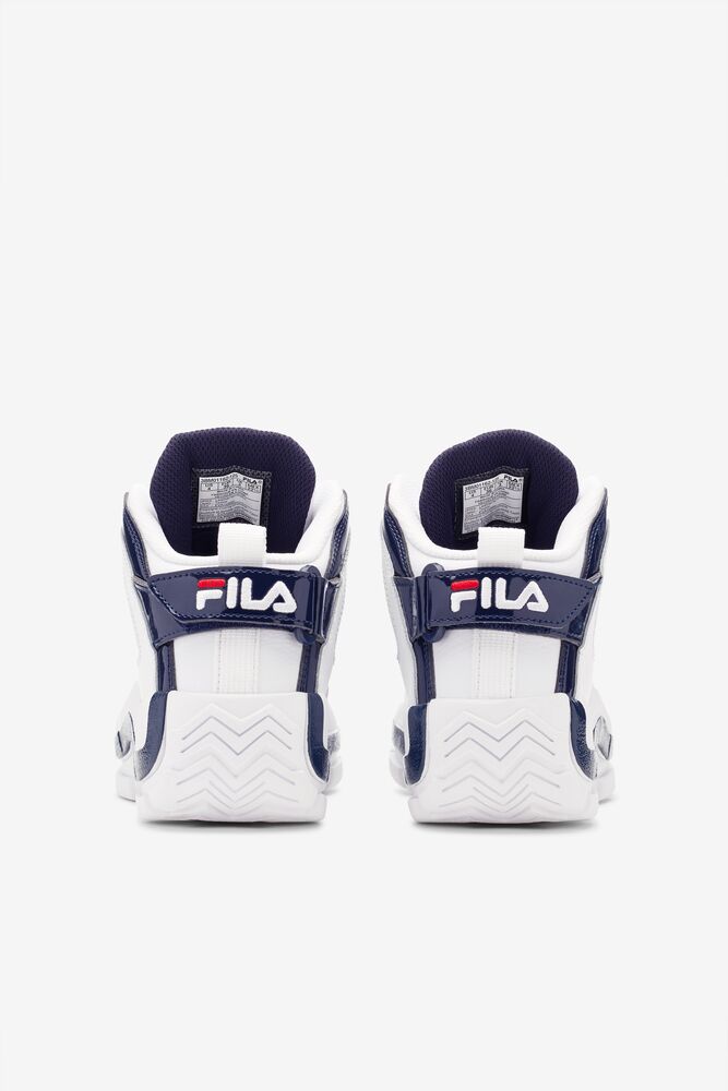 Fila Grant Hill 2 Sneakers Blancas Azul Marino Rojas | JPZX57349