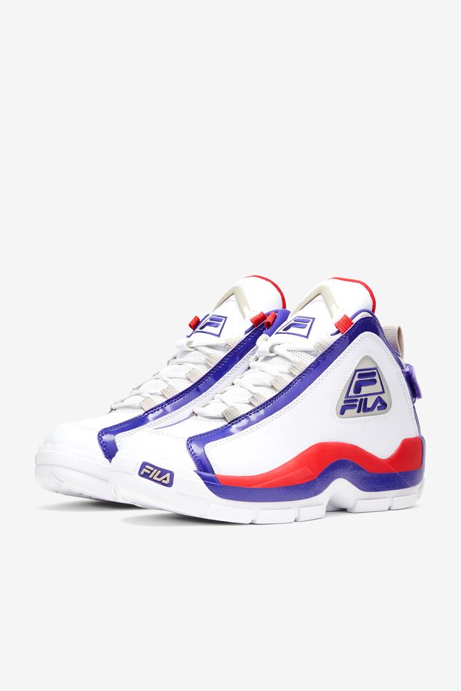 Fila Grant Hill 2 Sneakers Blancas Azules Oscuro | QHWJ34879