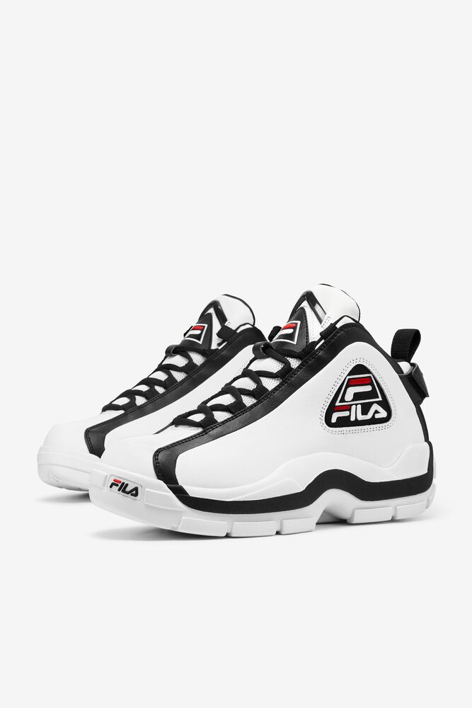 Fila Grant Hill 2 Sneakers Blancas Negras Rojas | PSID53201