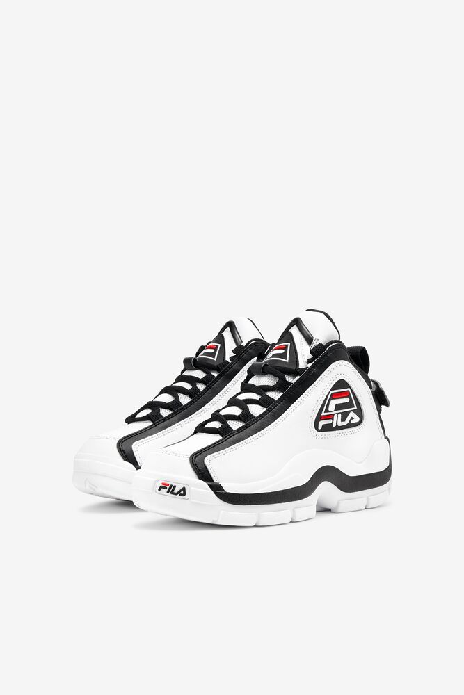 Fila Grant Hill 2 Sneakers Blancas Negras Rojas | QYOL70952