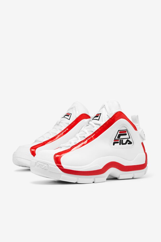 Fila Grant Hill 2 Sneakers Blancas Rojas Negras | FWIK60482