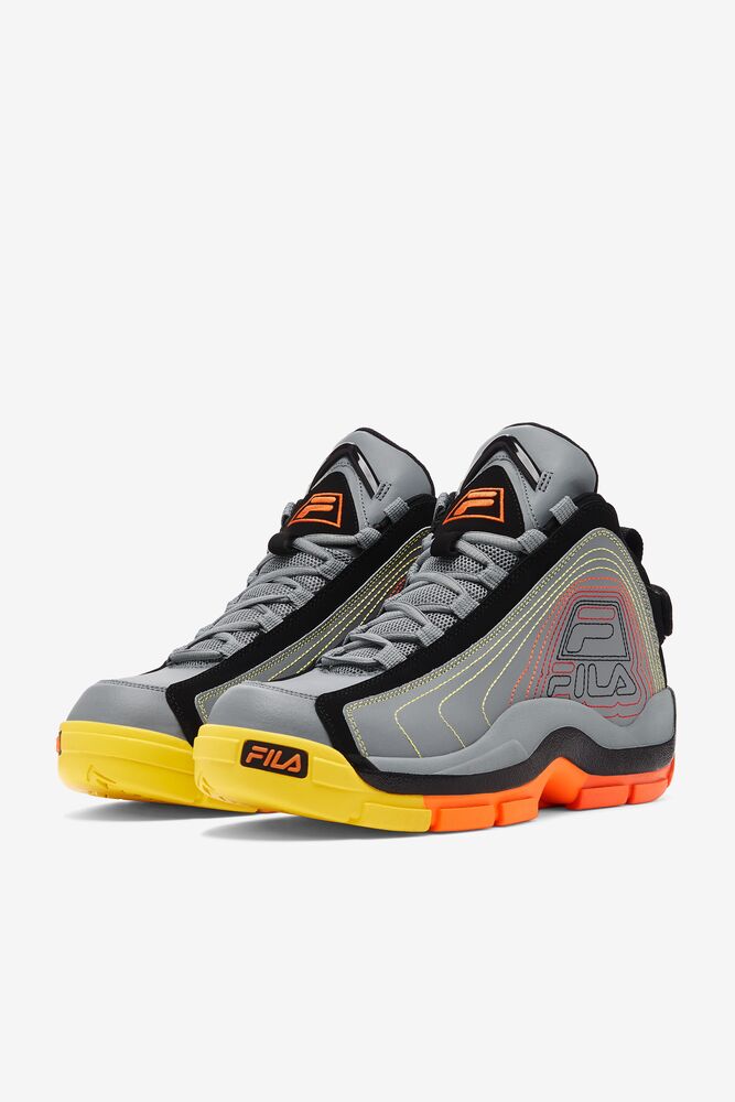 Fila Grant Hill 2 Stitch Sneakers Negras Rojas Naranjas | MJIH76429