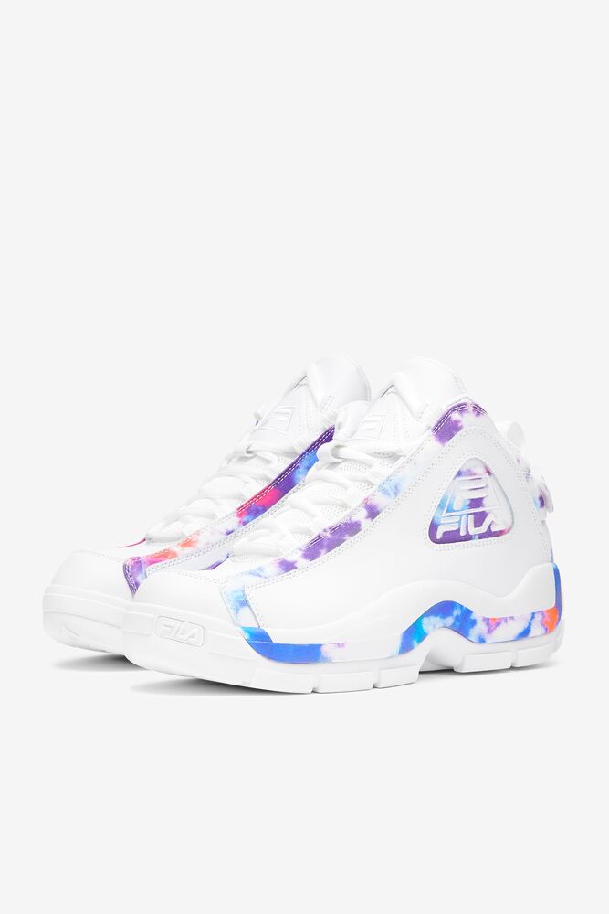 Fila Grant Hill 2 Tie Dye Sneakers Blancas | THID97056