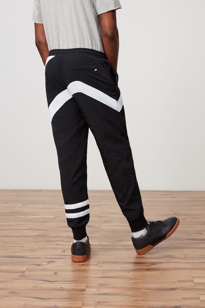 Fila Grant Hill Zenith Woven Pant Negras Blancas Negras | SPKQ52670