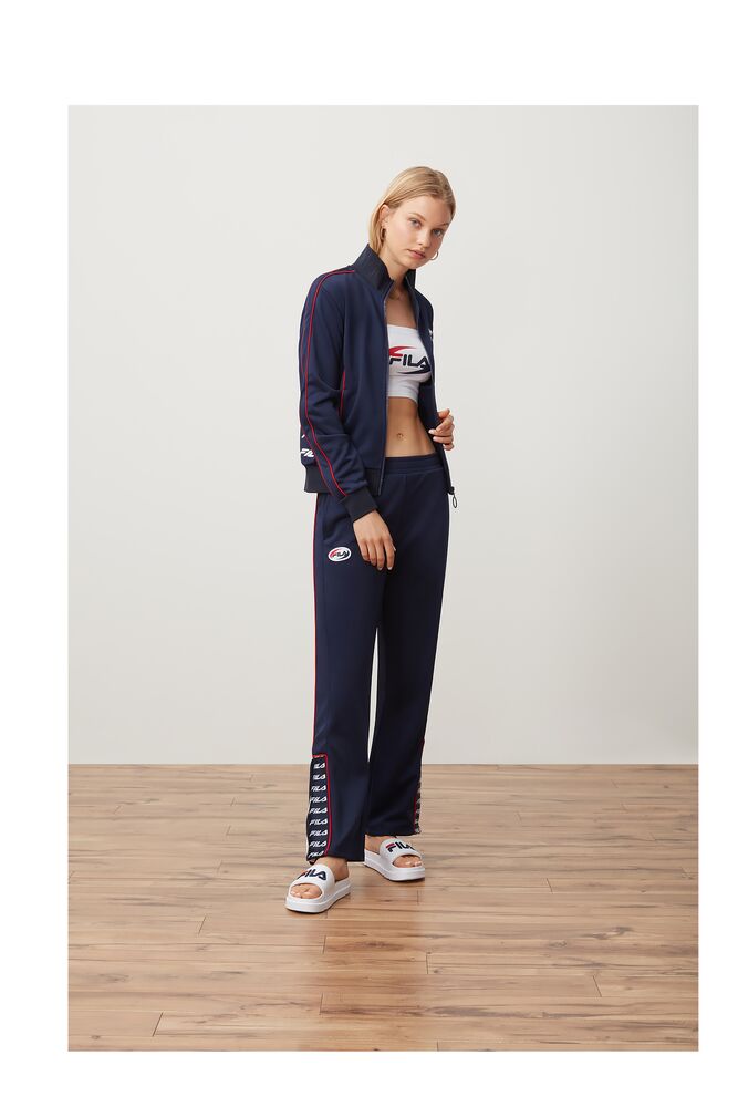 Fila Guadaloupe Track Pant Peac/Wht/Cred | JWND03628