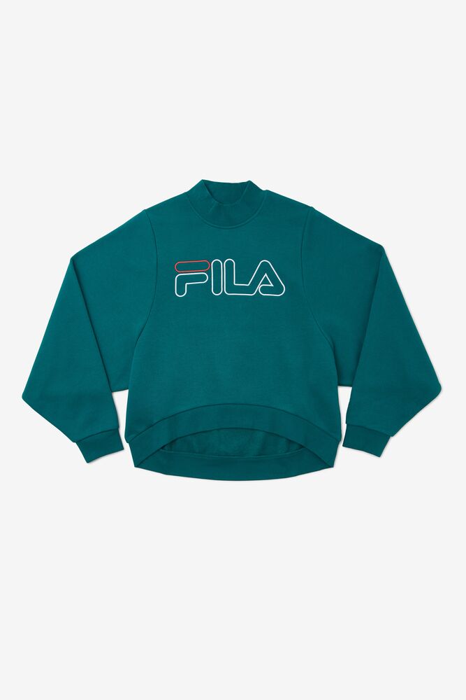 Fila Hanami Sweatshirt Azules Blancas | SQYG12746