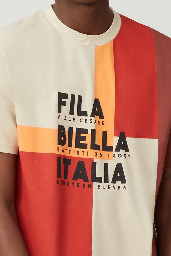 Fila Haru Tee Chili/Corg/Blk | HAVC38051