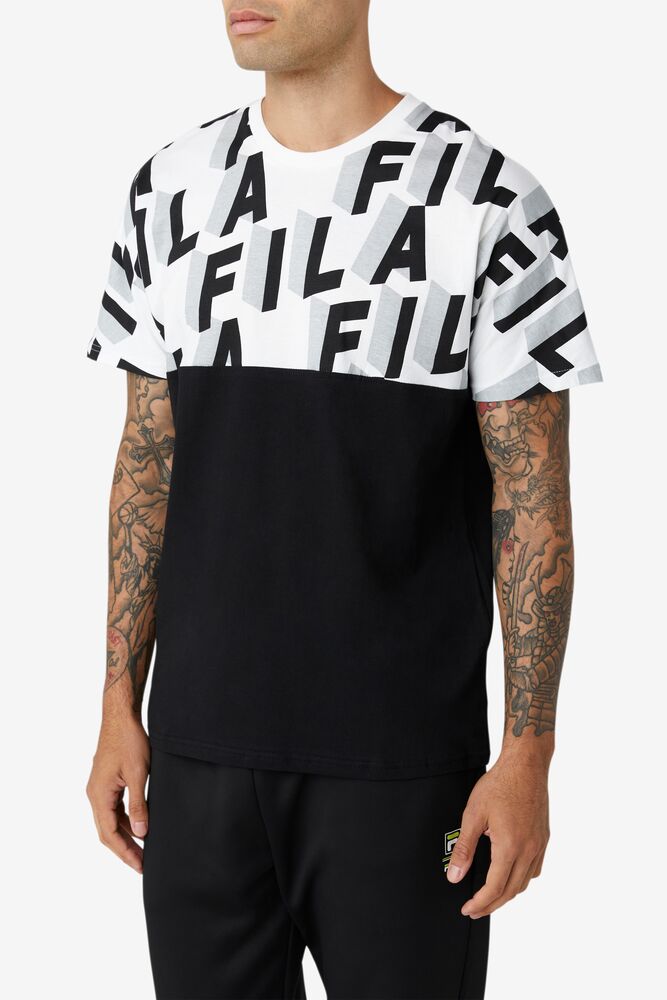 Fila Haze Tee Negras | NZPQ71423