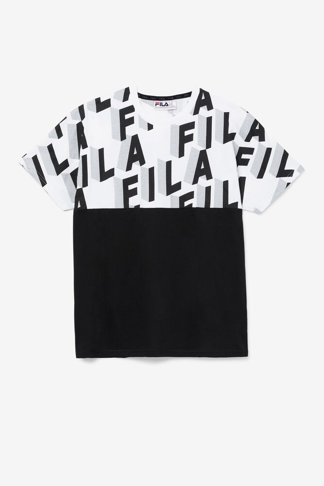 Fila Haze Tee Negras | NZPQ71423